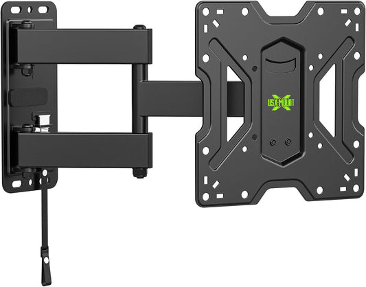 USX MOUNT 17-43inch 44 lbs 200mm UL Listed RV TV Mount for Most TV - Lockable Full Motion RV TV Wall Mount for Camper