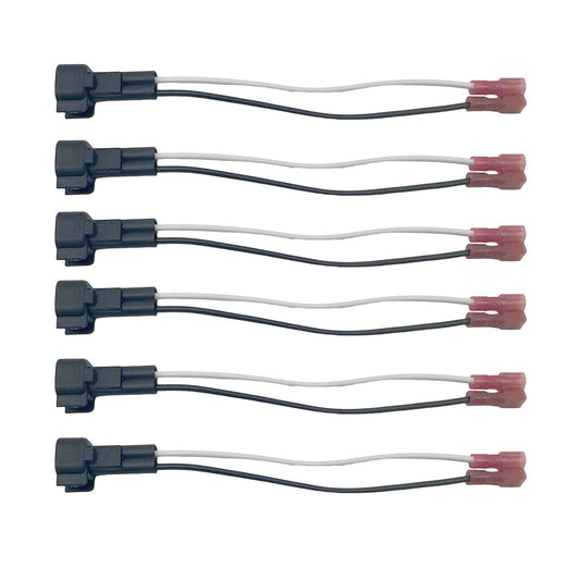 Bstenky 6 Pack F150 F250 72-5600 Speaker Wire Harness Car Front Rear Door Speakers Adapter Wiring Harness Plug