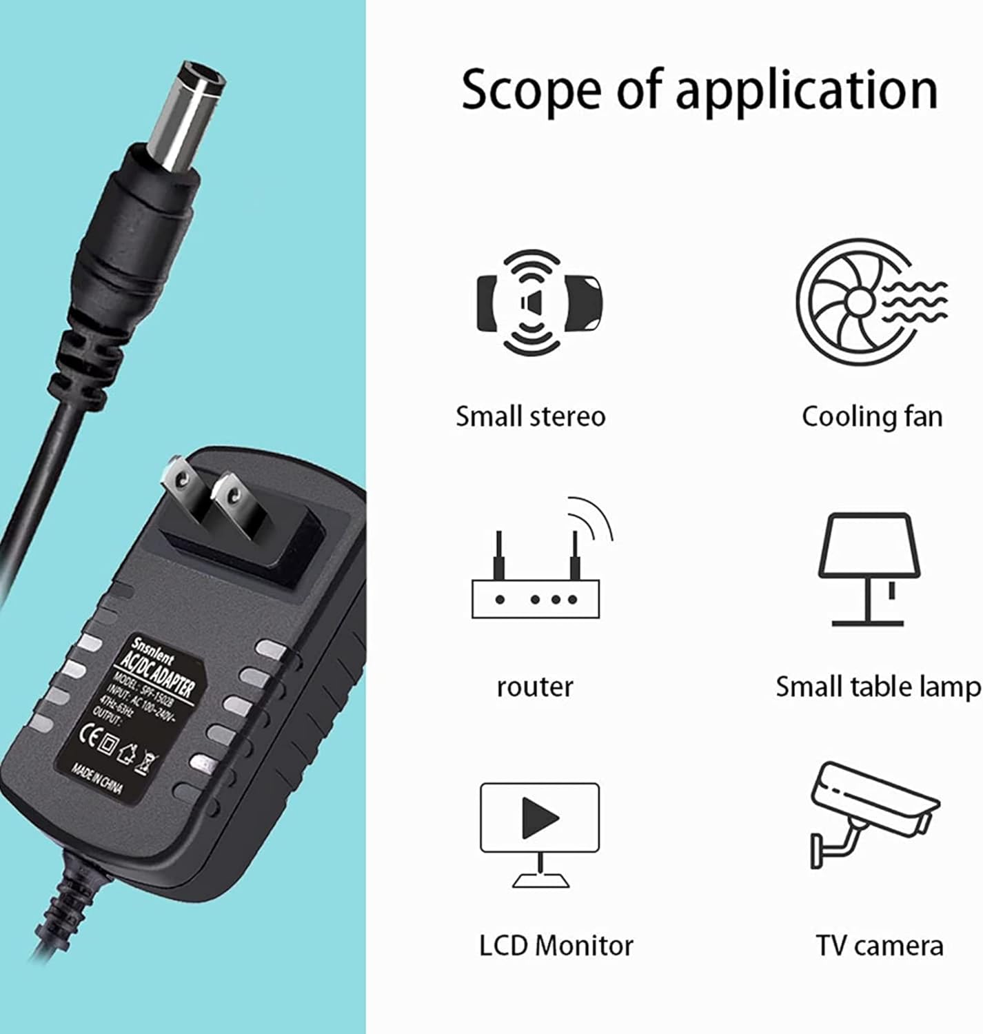Dysead XD4 XD5 AC Adapter Compatible with Nitroid TV Box Quadcore Internet Streaming Media Player