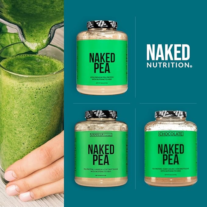 Vanilla Pea Protein Isolate from North American Farms, Only 3 Ingredients, Vanilla Vegan Protein, Gluten-Free, Soy Free, GMO Free - 1LB