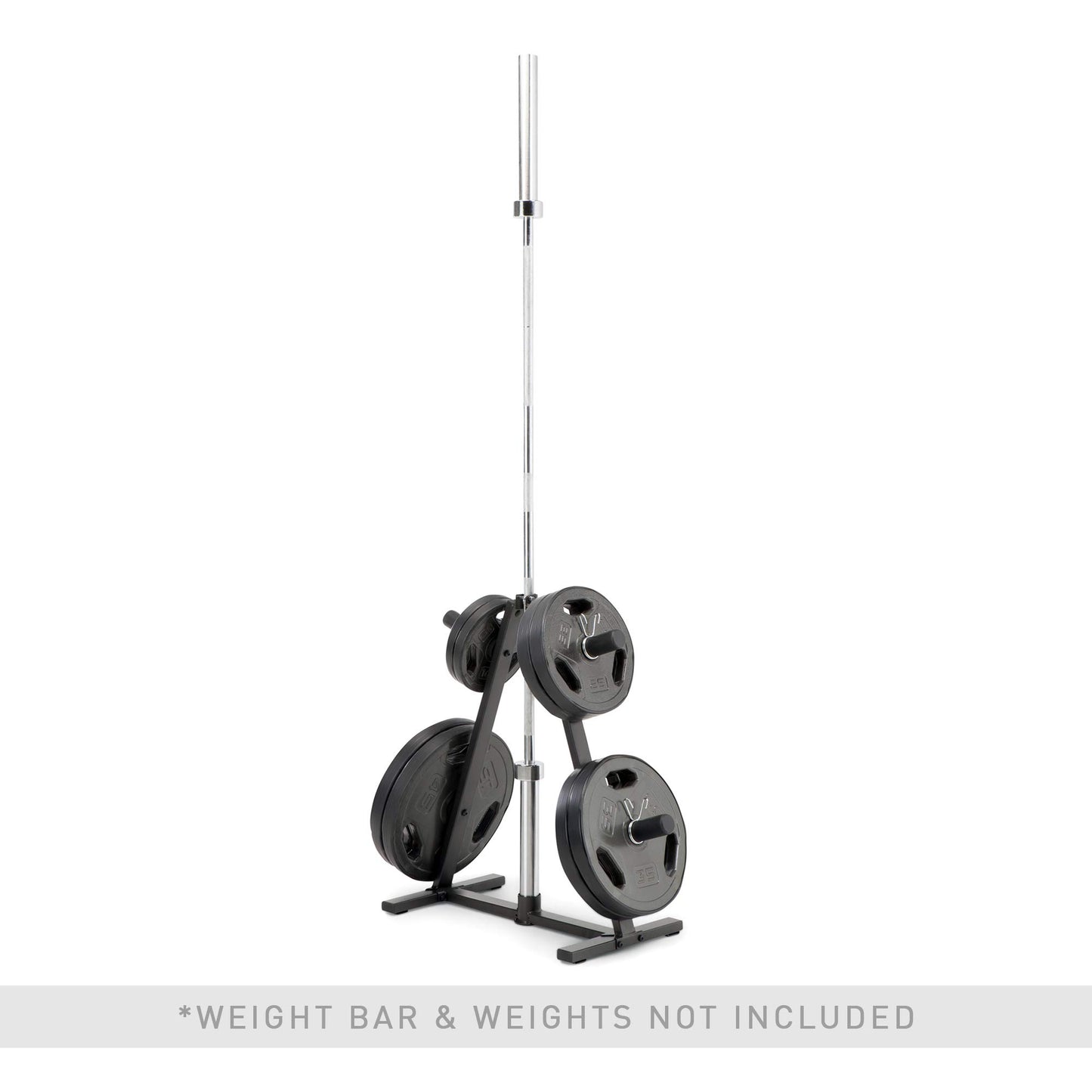 Marcy Home Gym A-frame Organizer for 2-Inch Olympic Weight Plates and Bar, 300 lbs Capacity PT-5740