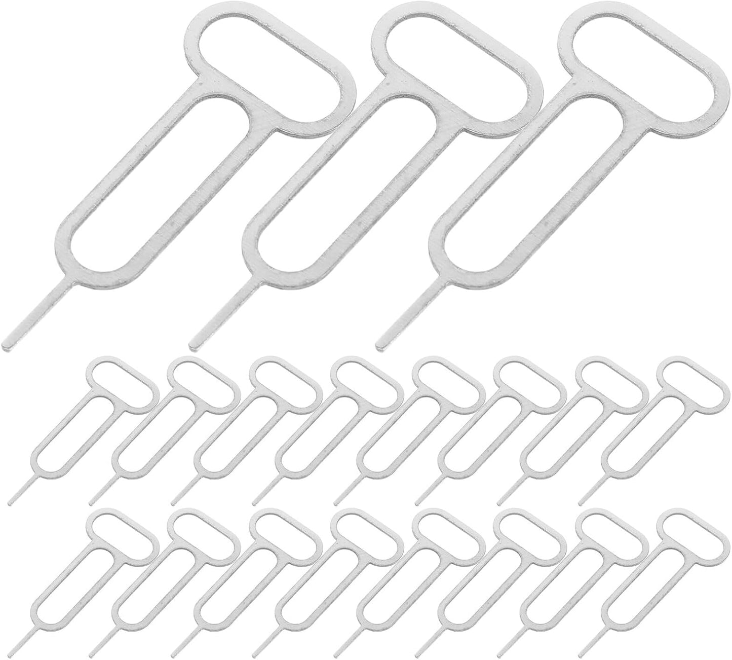 300pcs Set Sim Card Removal Tool and Eject Pin Needle Stainless Steel for Smartphone Sim Tray Opening and Disassembly