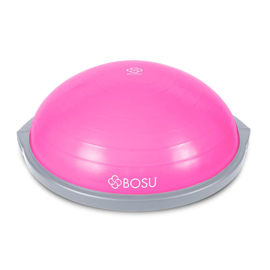 Bosu 72-10850 Home Gym Equipment The Original Balance Trainer 65 cm Diameter, Pink and Gray