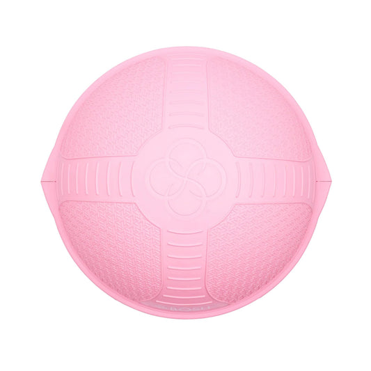 BOSU Pro Balance Trainer, Half-Ball Training Equipment, 350 lb Capacity - Stability Exercise Tool with Non-Slip Base, Includes Hand Pump, Pink