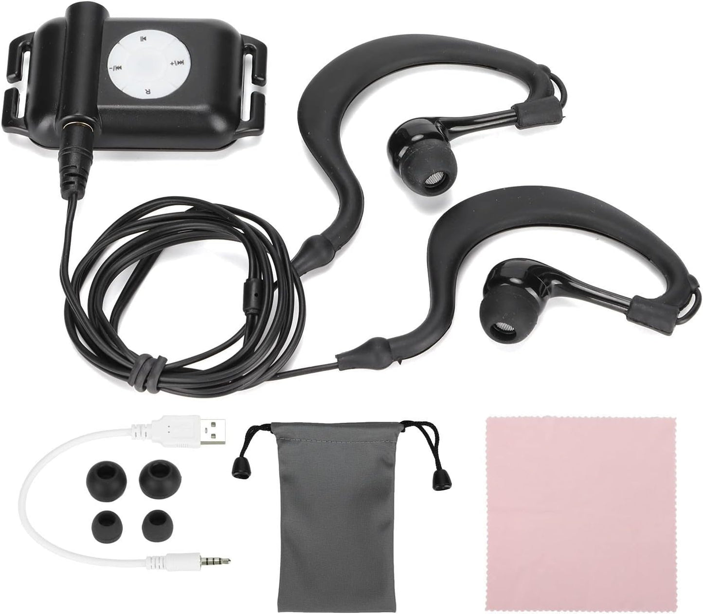 EIMSOAH IPx8 MP3 4GB Swimmer MP3 Swimming Player, HiFi Sound, with Underwater Headphone, Player, for Surfing