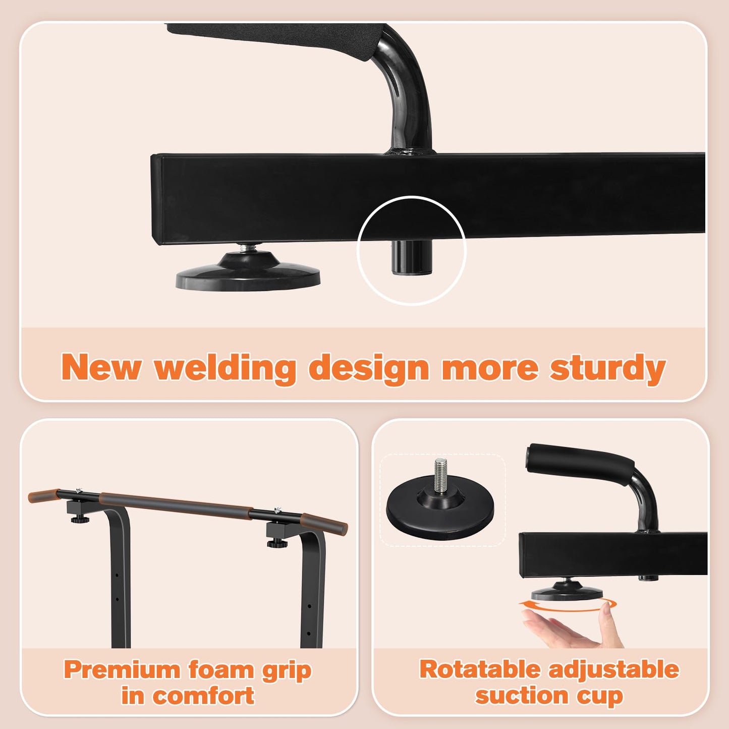 RELIFE REBUILD YOUR LIFE Power Tower Pull Up Bar Station Workout Dip Station for Home Gym Strength Training Fitness Equipment