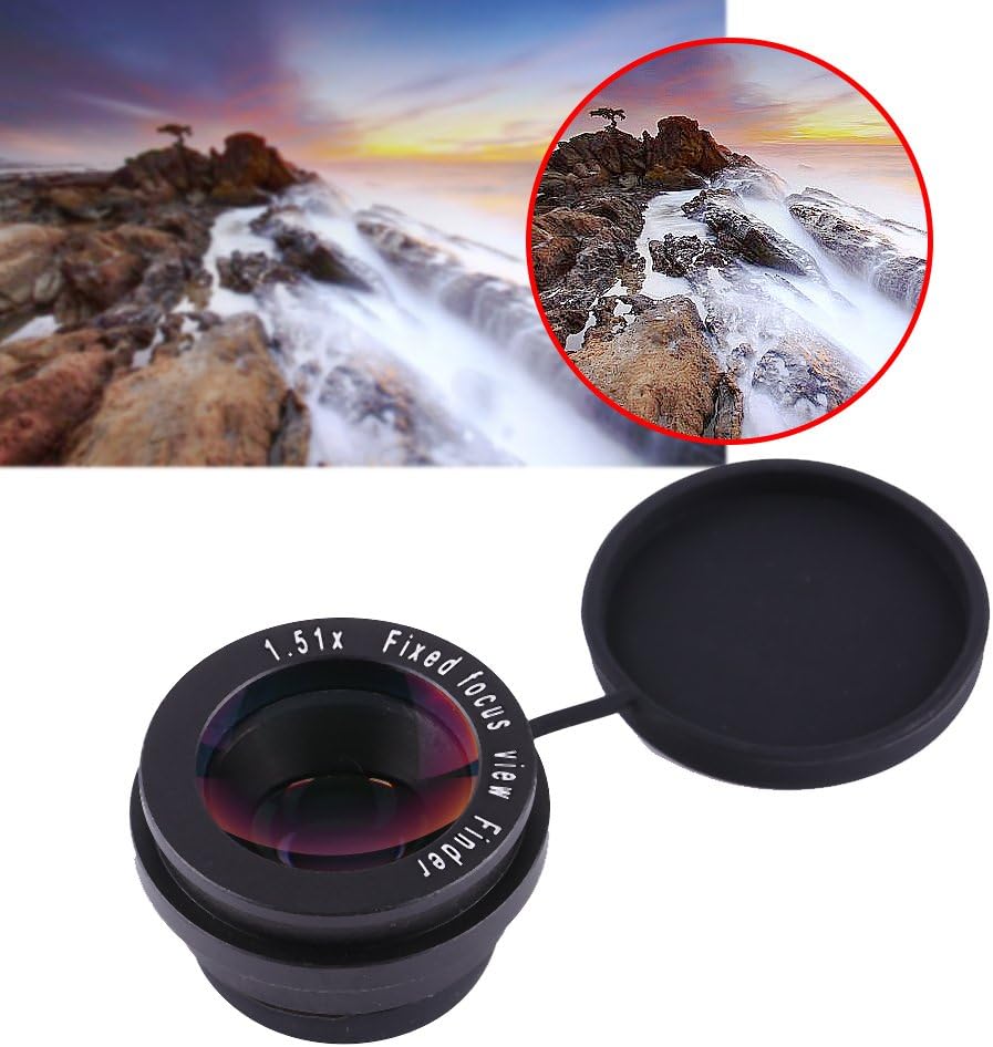 1.51X 6 Viewfinder Magnifier with Mounting Bases, for DSLR Camera