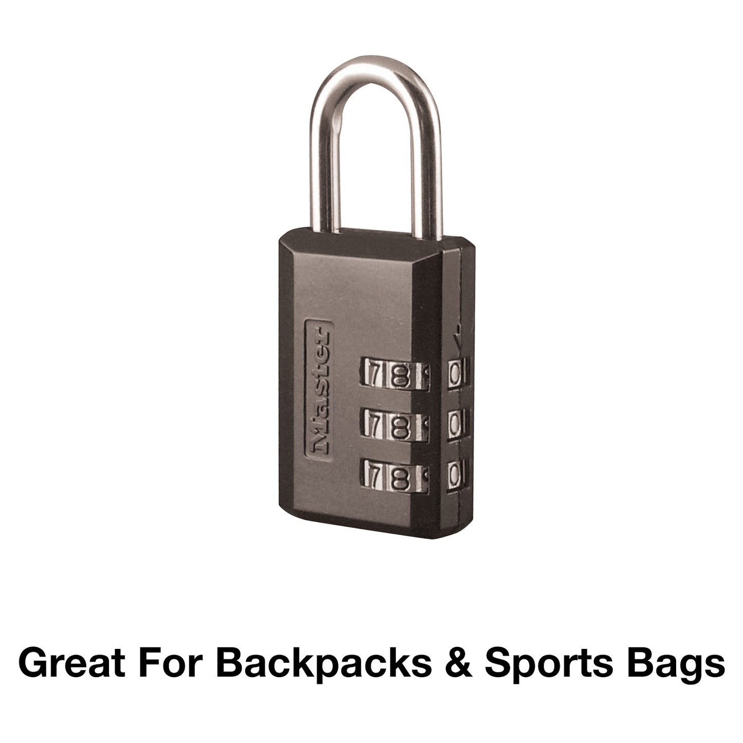 Master Lock 647D Combination Padlock, 1, Black & TSA Set Your Own Combination Luggage Lock, TSA Approved Lock for Backpacks, Bags and Luggage, Colors May Vary, 4688D