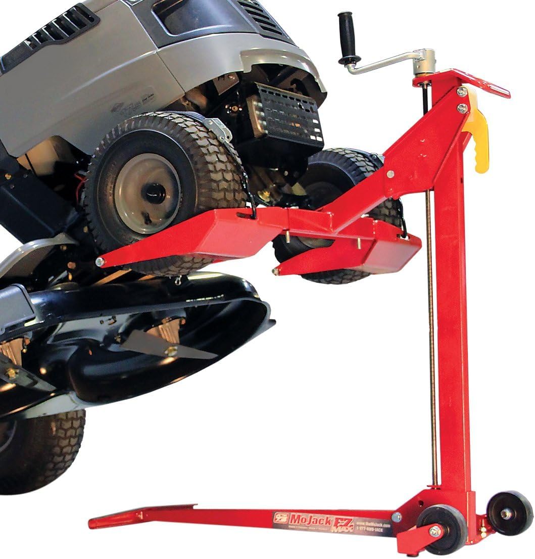 MoJack EZ MAX 45001 Residential Riding Lawn Mower Lift - 450 Pound Lift Capacity, Zero Turn Radius Mowers, for Safe & Efficient Maintenance