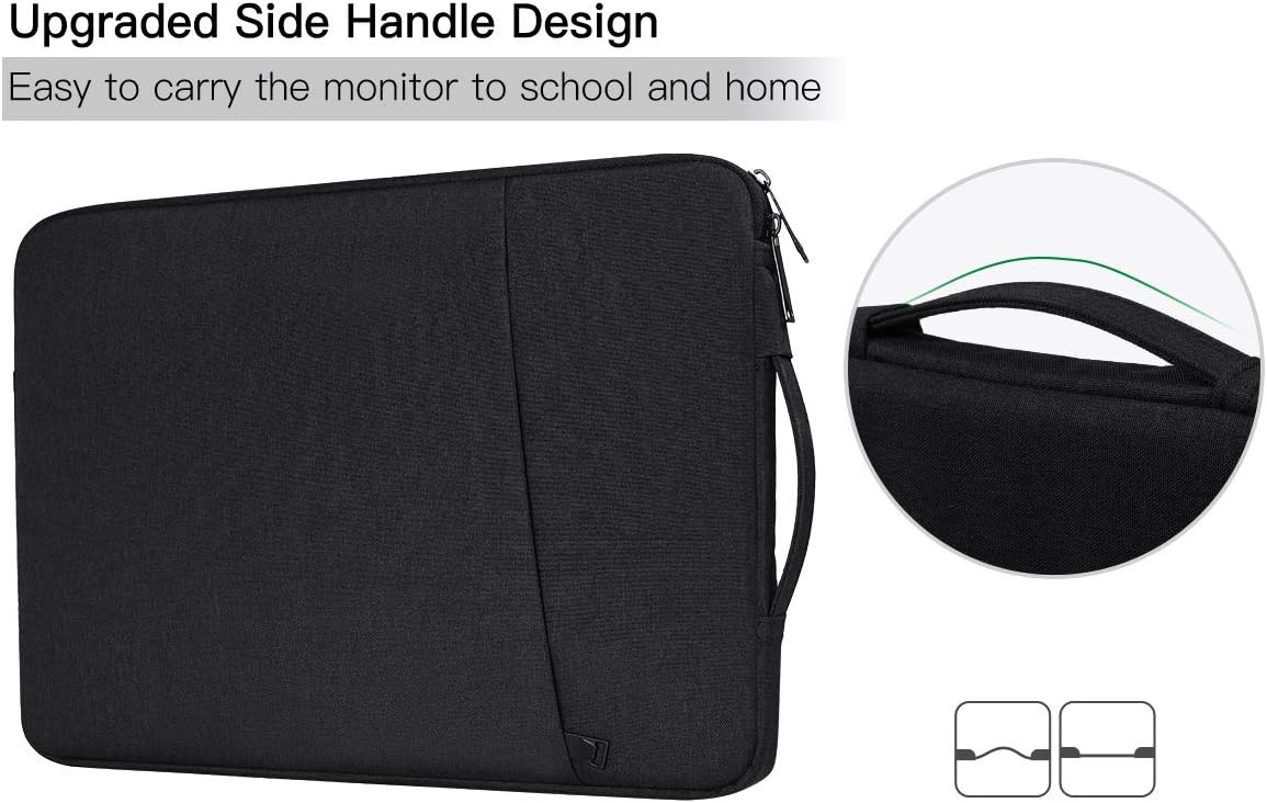 CaseDeer 17.3 Inch ZSCMALLS Portable Monitor Sleeve Case Bag Compatible with ViewSonic Forhelp MNN Portable Monitor