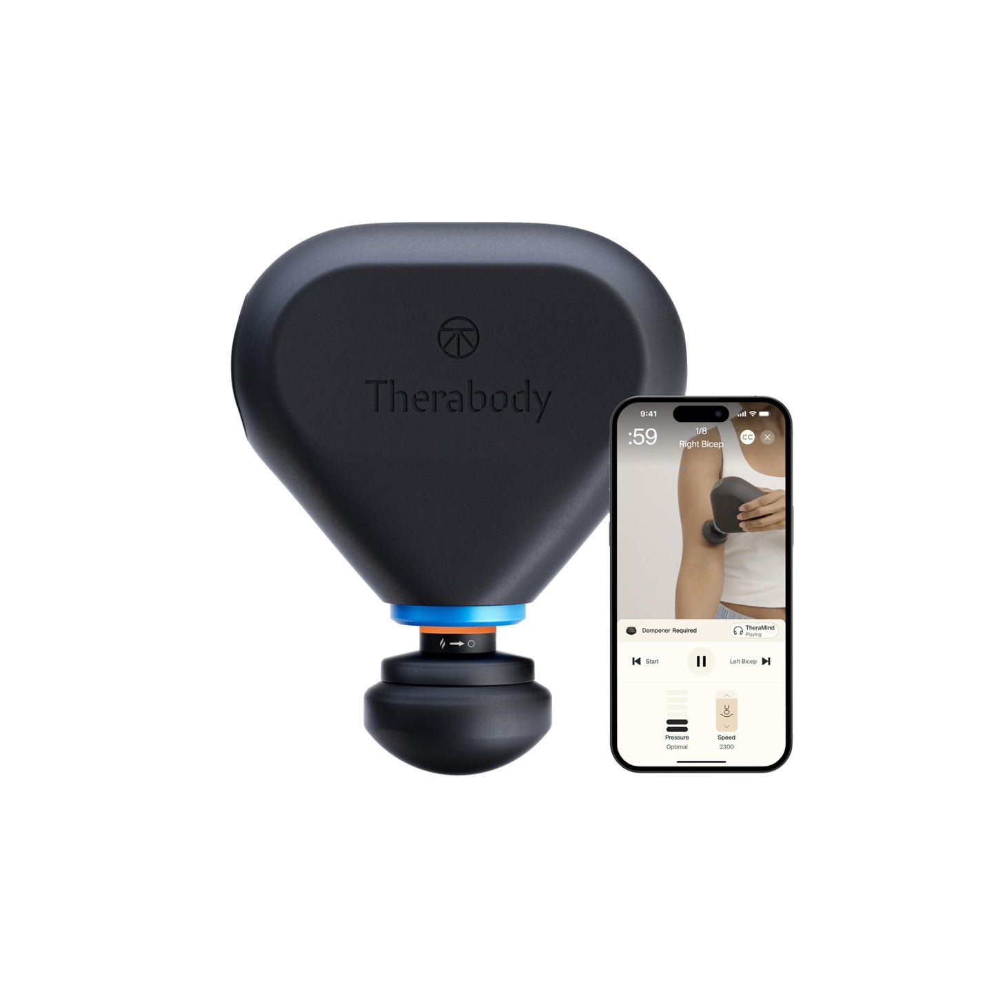 TheraGun Mini Plus Massage Gun by Therabody - Portable Massage Enhanced with Heat – Travel Essential for Faster Recovery On The Go