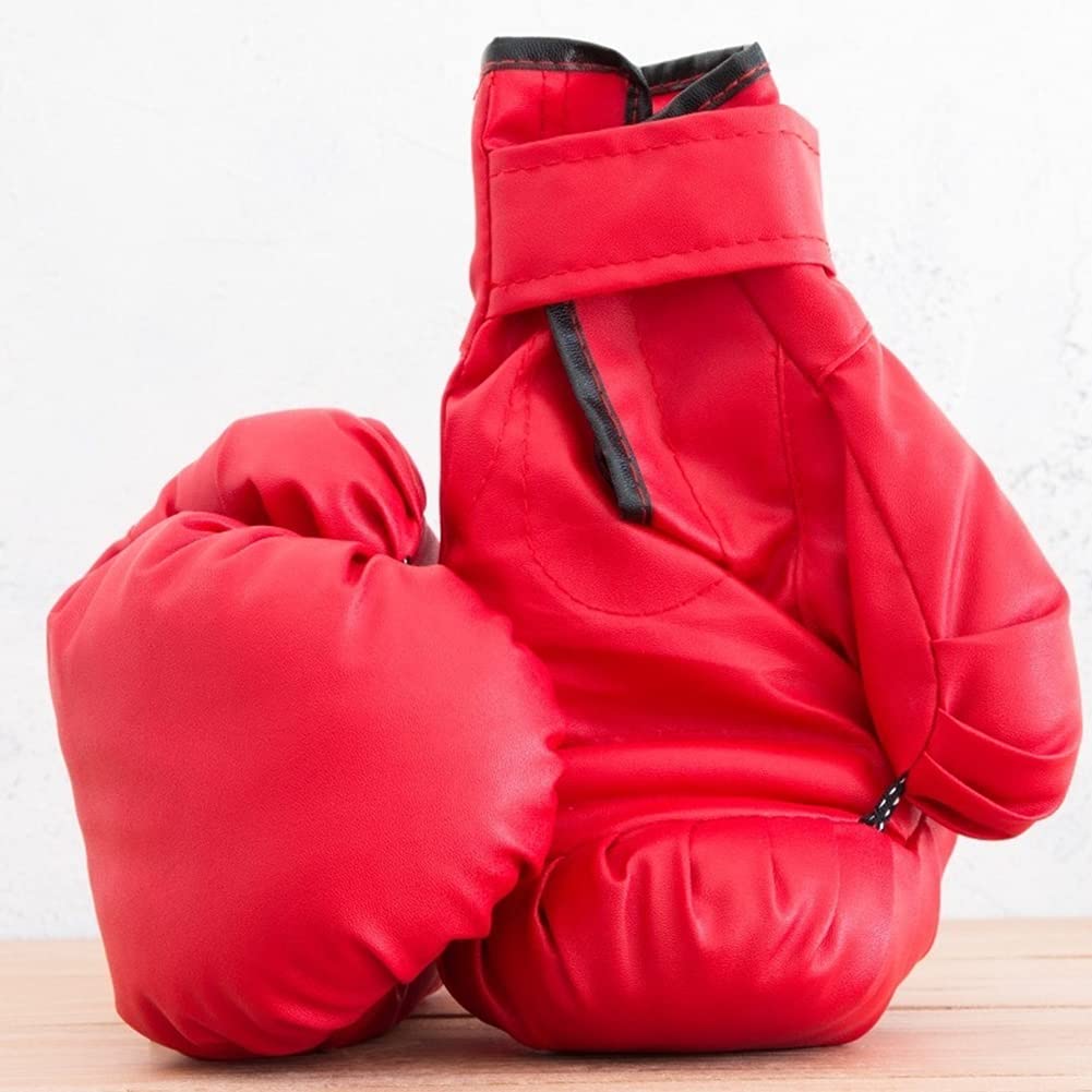 PiscatorZone 2 Pair Boxing Training Gloves Punching Bag Gloves Set, Shockproof Gloves for Punch Bag Training Playing Suitable for Beginners & Kids