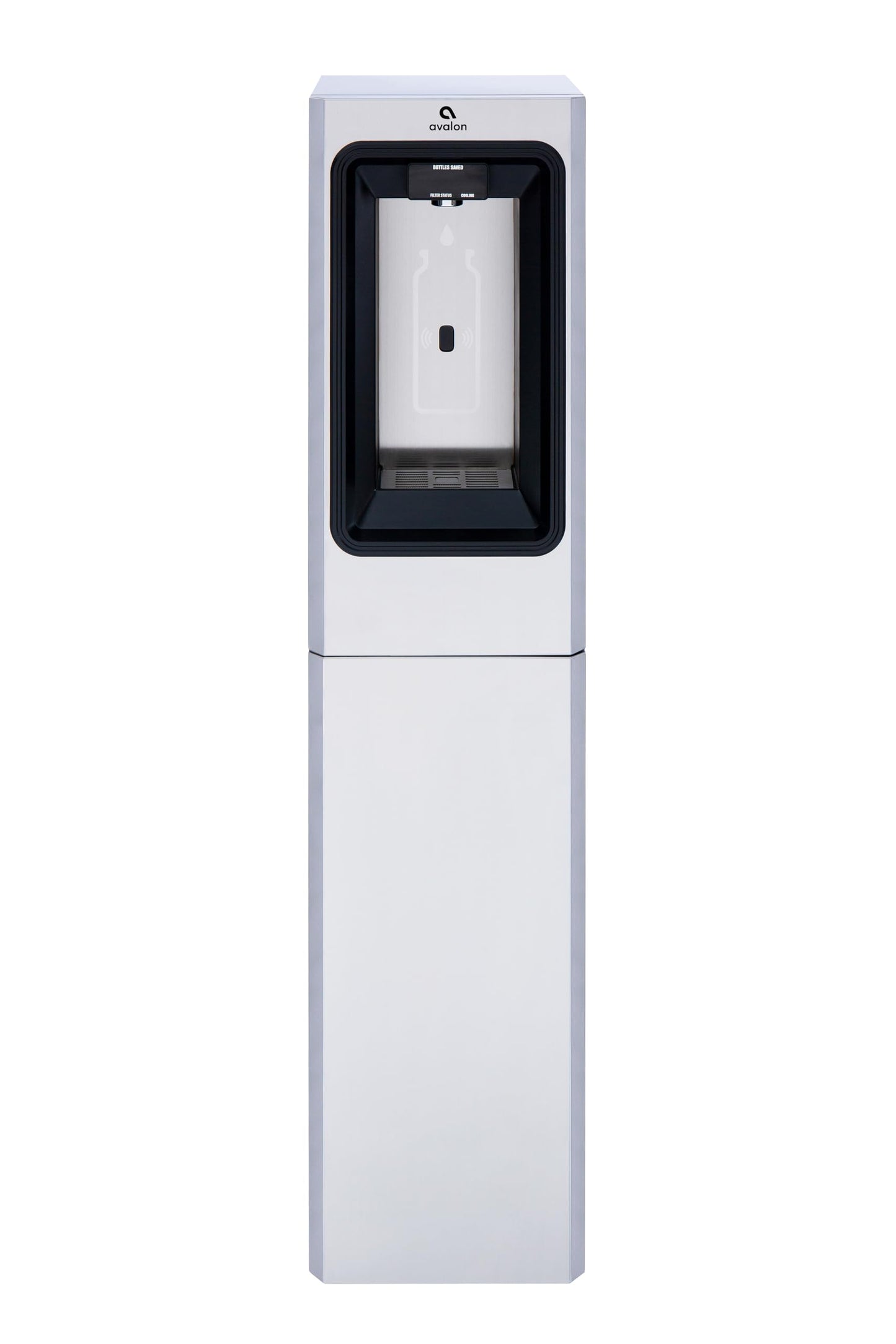 Avalon Freestanding Bottle Filler, Sensor Dispensing, UV Cleaning, Digital Bottle Counter Display, Dual Filtration, WiFi Enabled