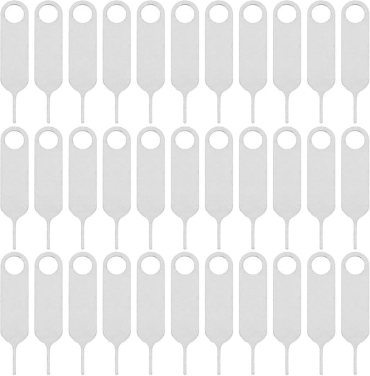 500pcs Set PRETYZOOM Sim Card Removal Tool and Ejector Pin for Mobile Phones Stainless Steel Sim Tray Eject Pin
