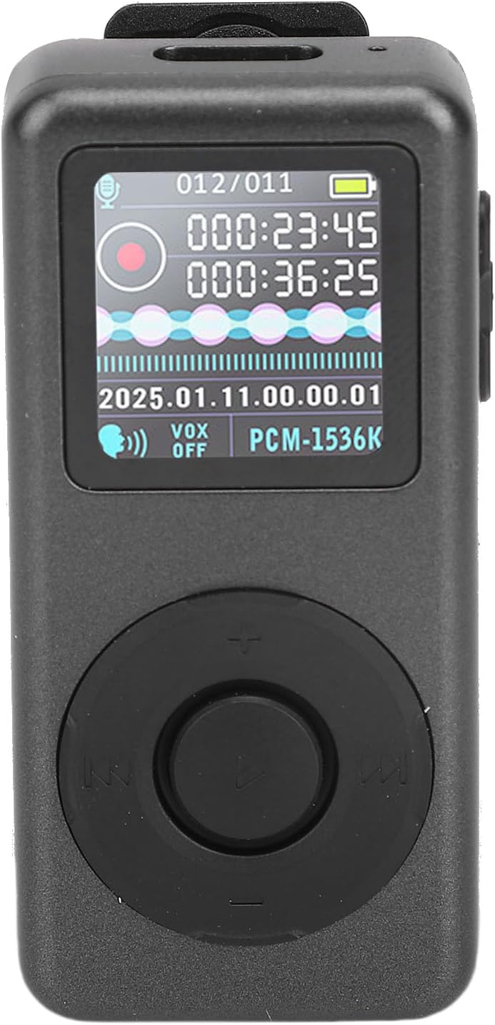 LUCKDANO MP3 MP3 32GB (32GB) Player Music Player with Noise Reduction & AI Intelligent Voice Recorder, Music