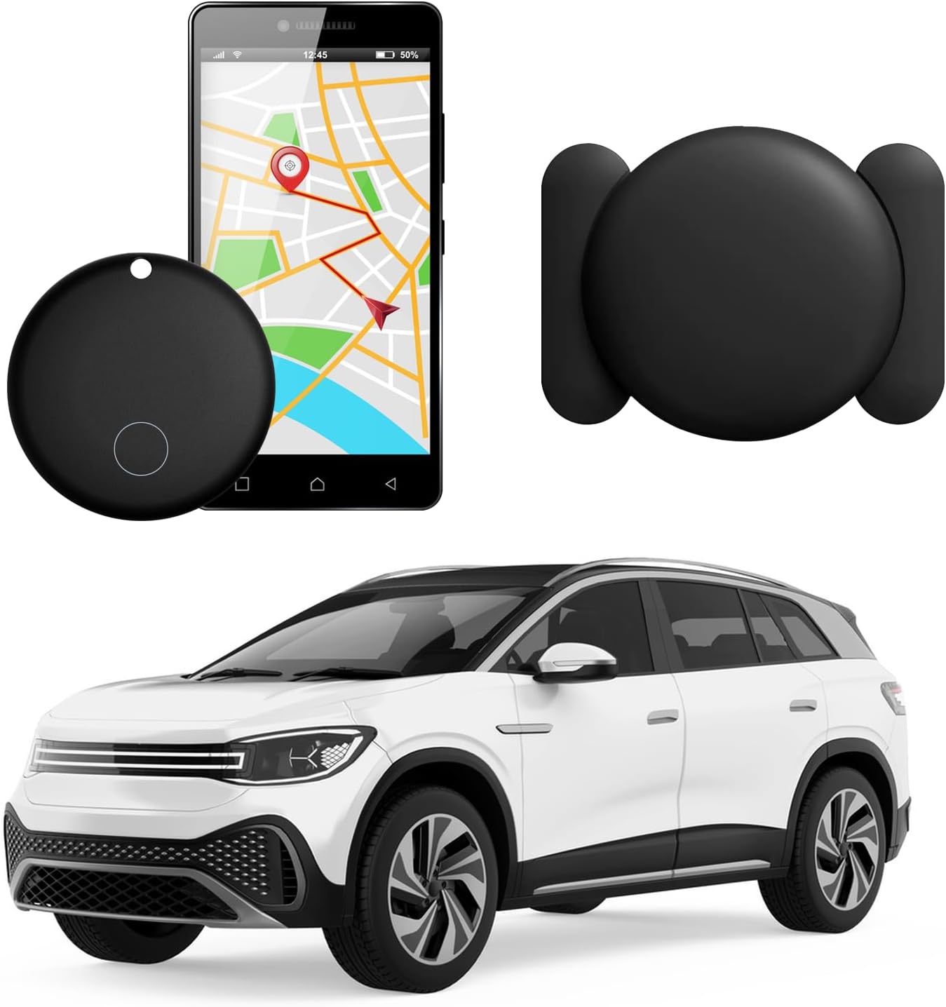 Frylaa 2025,Mini GPS Car Tracker GPS Tracker for Vehicles,Hidden Real-timeTracking with Magnetic Case