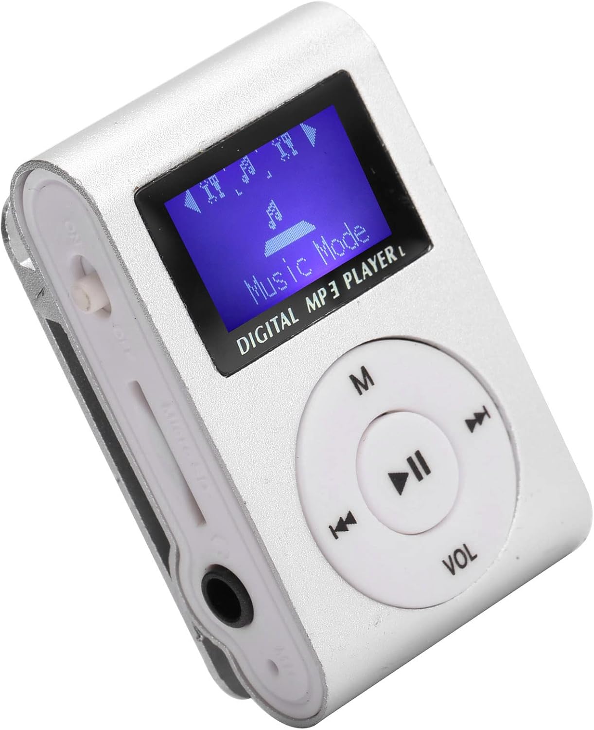 Ejoyous MP3 MP3 MP3 Mini Player, Portable Music Player with Clip Classical Music Players Device with Digital LCD