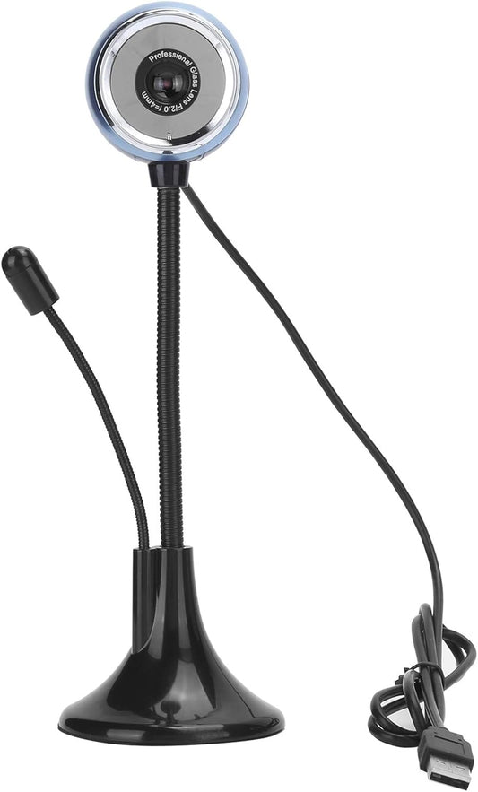 VBESTLIFE 360 High Definition mini Webcam, USB rotatable Micro Webcam, HD PC Camera, with Microphone, rotated Degrees