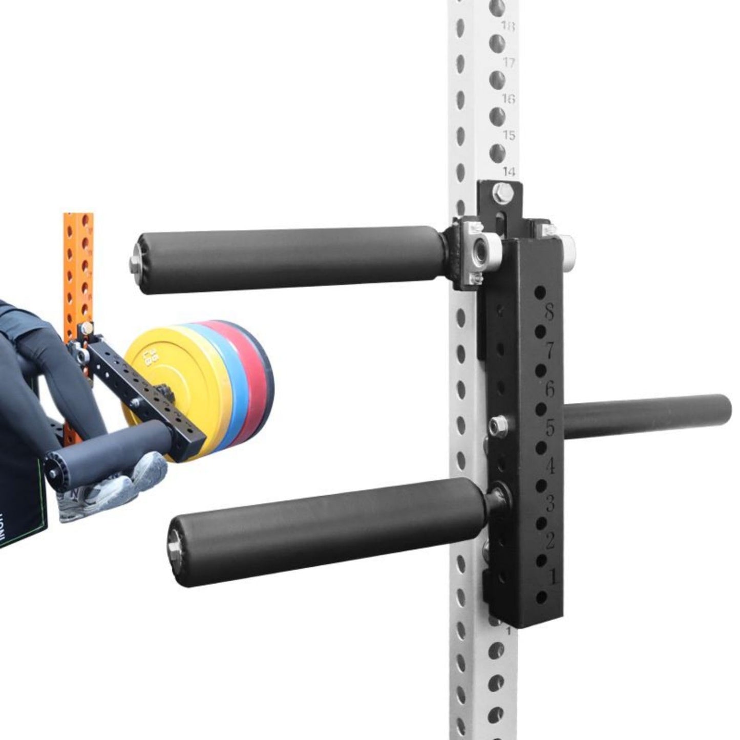 Leg Extension and Curl Machine Adjustable Leg Extension Attachment Seated Lower Body Special Leg Rotary Machine Leg Extension Rack Attachment (Hole Diameter 26mm)