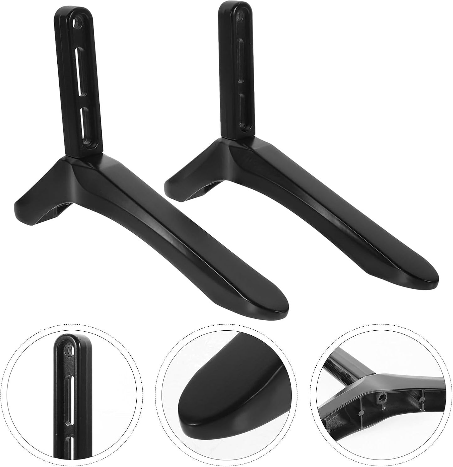 minkissy Stable No-Drill Desktop TV Holder with Screws by for Home Use
