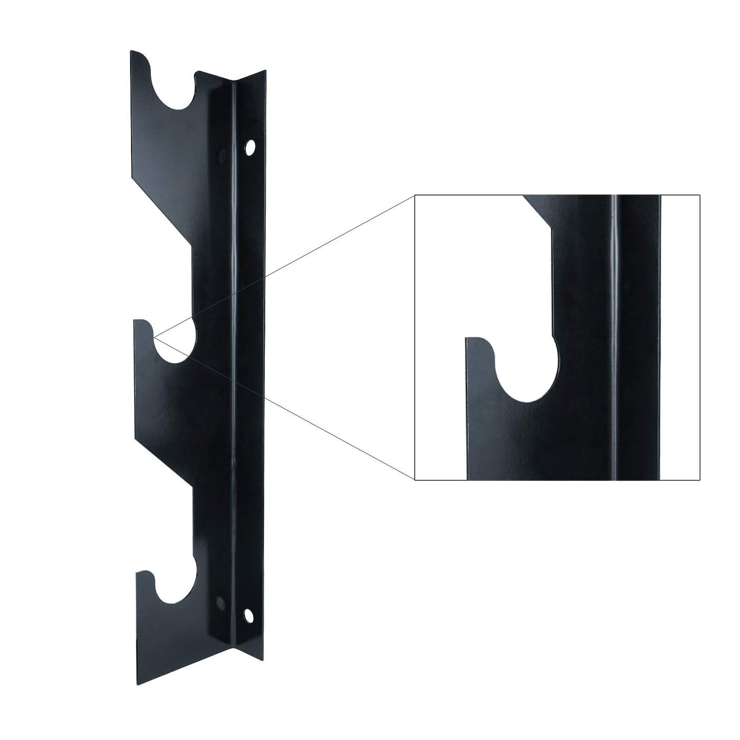 Luwint Barbell Holder Wall Mount, Horizontal 3 Weight Bar Storage Rack