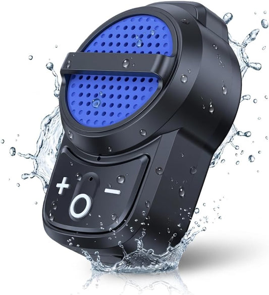Tsnam IPX6 10H Wearable Bluetooth Speaker Clip on, Wireless Portable Speaker Built-in Mic, Waterproof