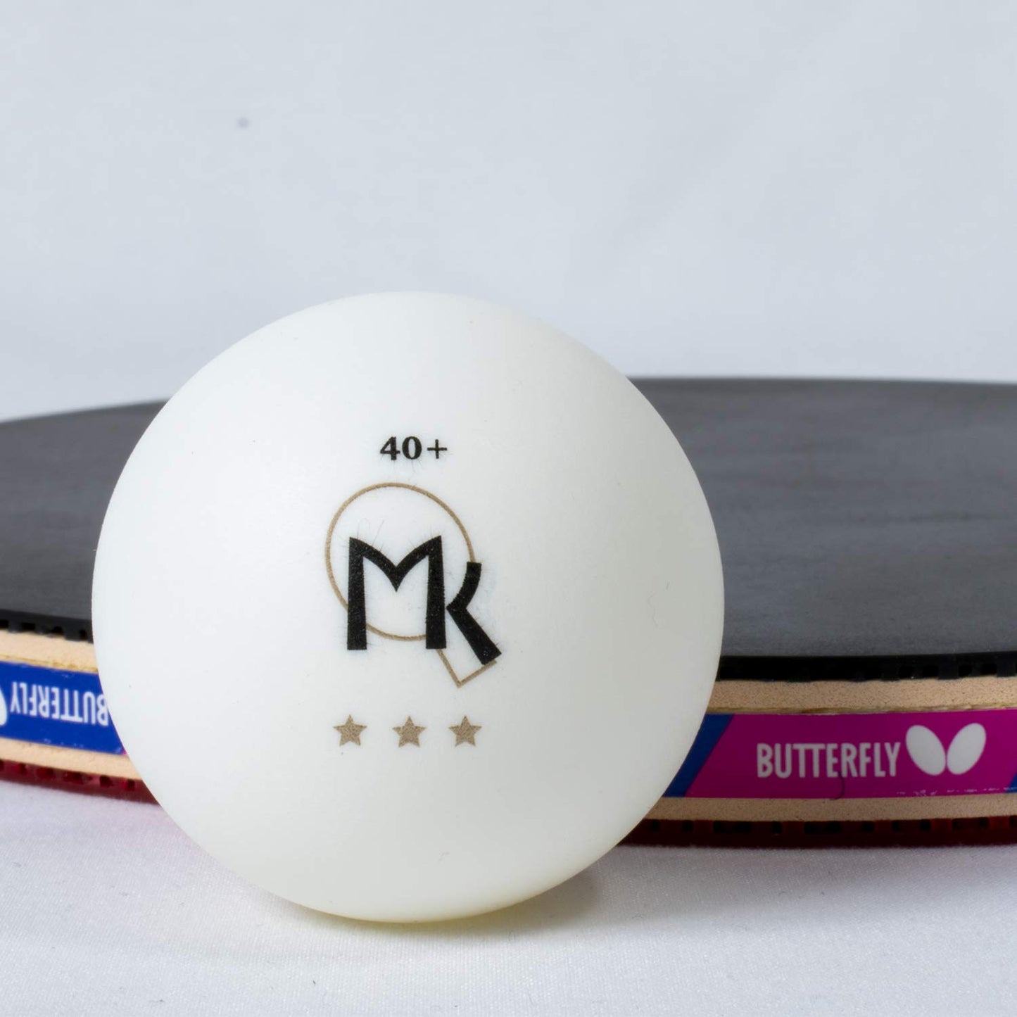 Martin Kilpatrick 3 Star Table Tennis Balls - 6 Pack - 40mm Ping Pong Balls - White - Poly Ping Pong Balls - Excellent Quality - Great For Schools, Homes, And Training