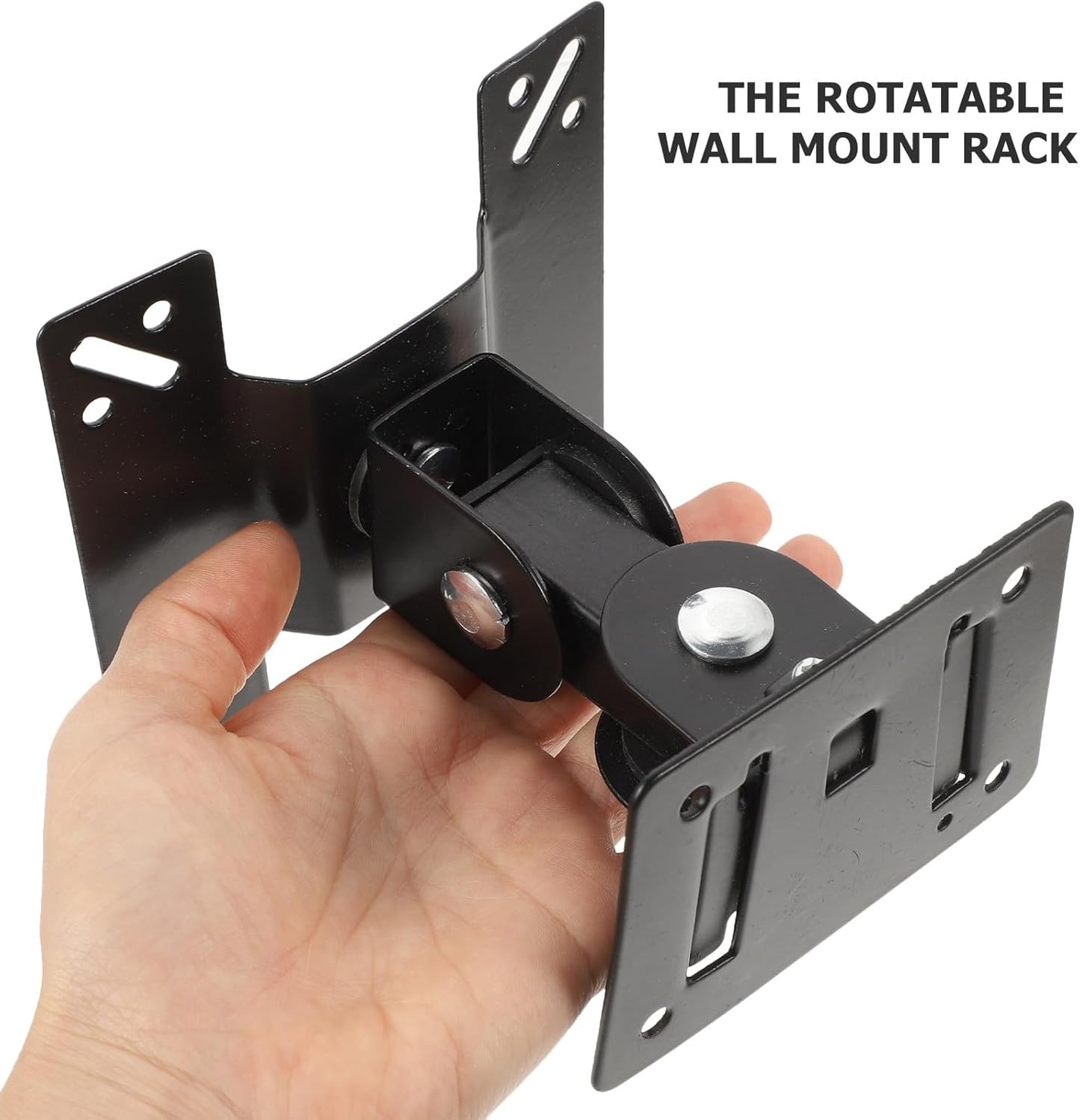 UTHCLO 360-degree 14-27 Inch Adjustable Wall Mount Tv Stand and Monitor Bracket Rotation Metal Shaft for Screens