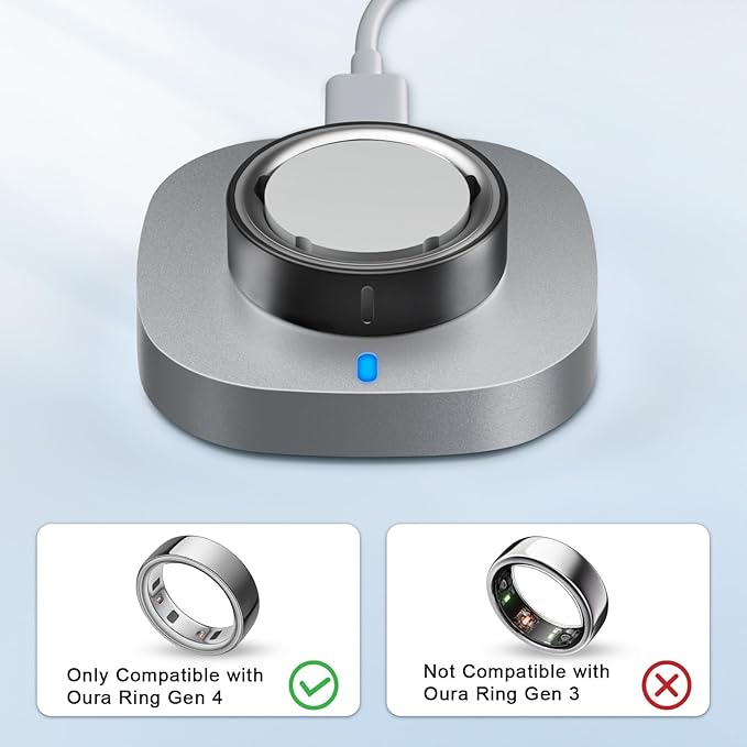Compatible with Oura Ring 4 Charger