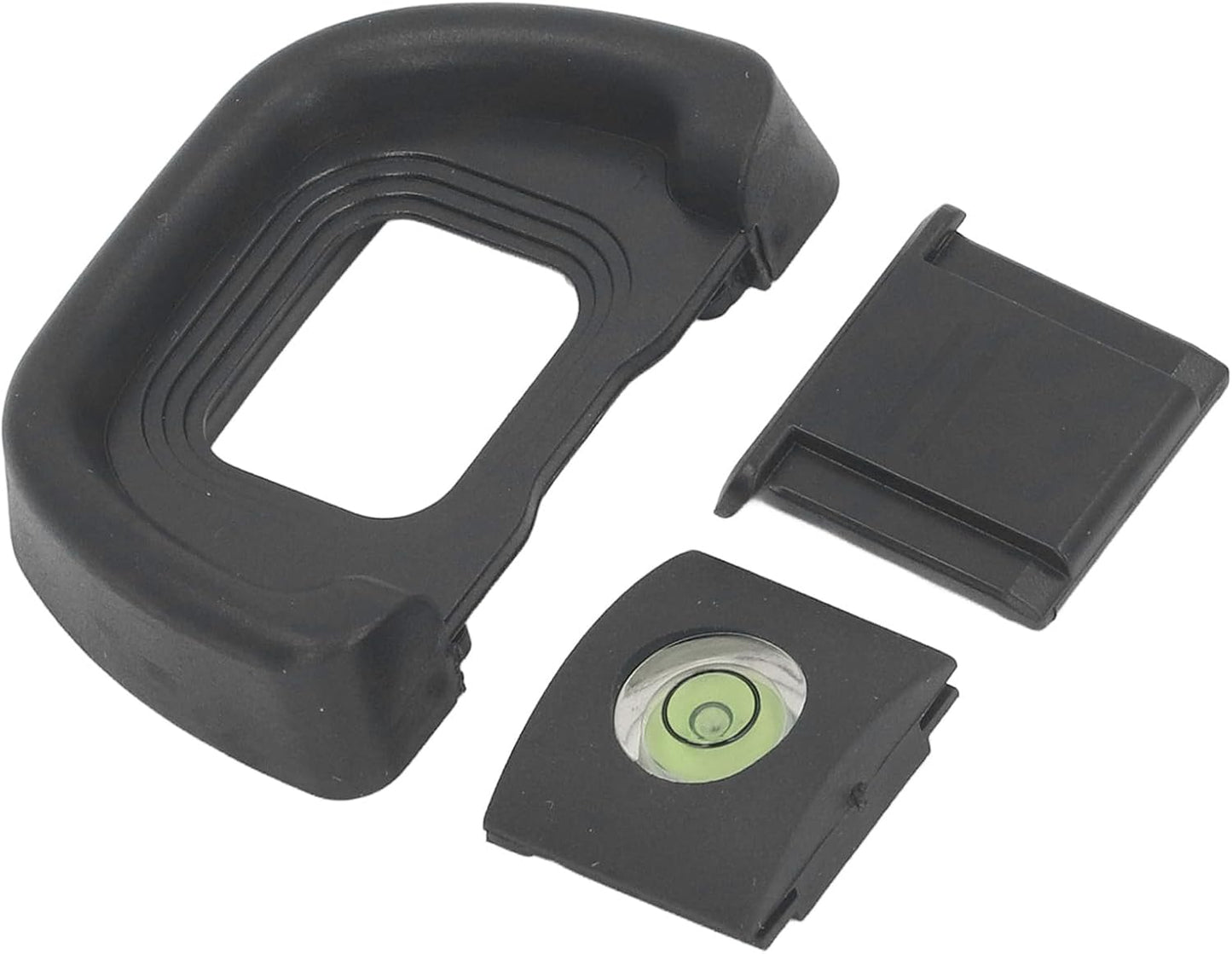 KIMISS Eyepiece Eye Cup for with Hot Shoe Cover and Leveler High Comfort ABS Viewfinder Replacement Professional
