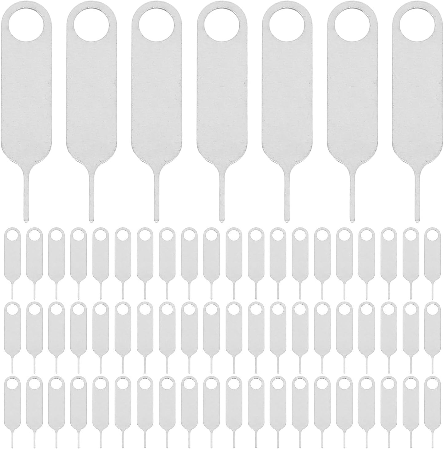 500pcs Set Zerodeko Stainless Steel Sim Card Ejector Pin Tool for Mobile Phones Universal Sim Removal Tool Anti-Lost
