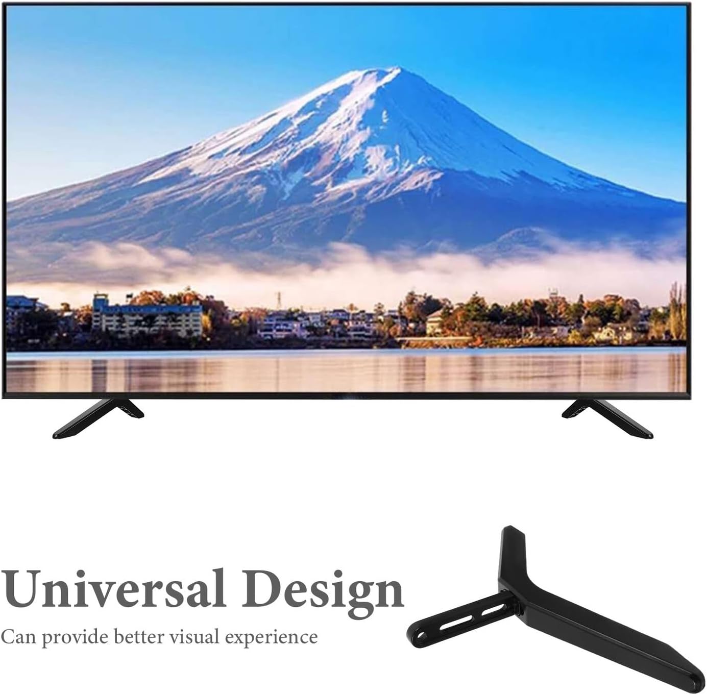 Generic 65 Inches Universal Tv Mount Stand Tabletop Tv Riser Base Bracket to for Home and Office Use