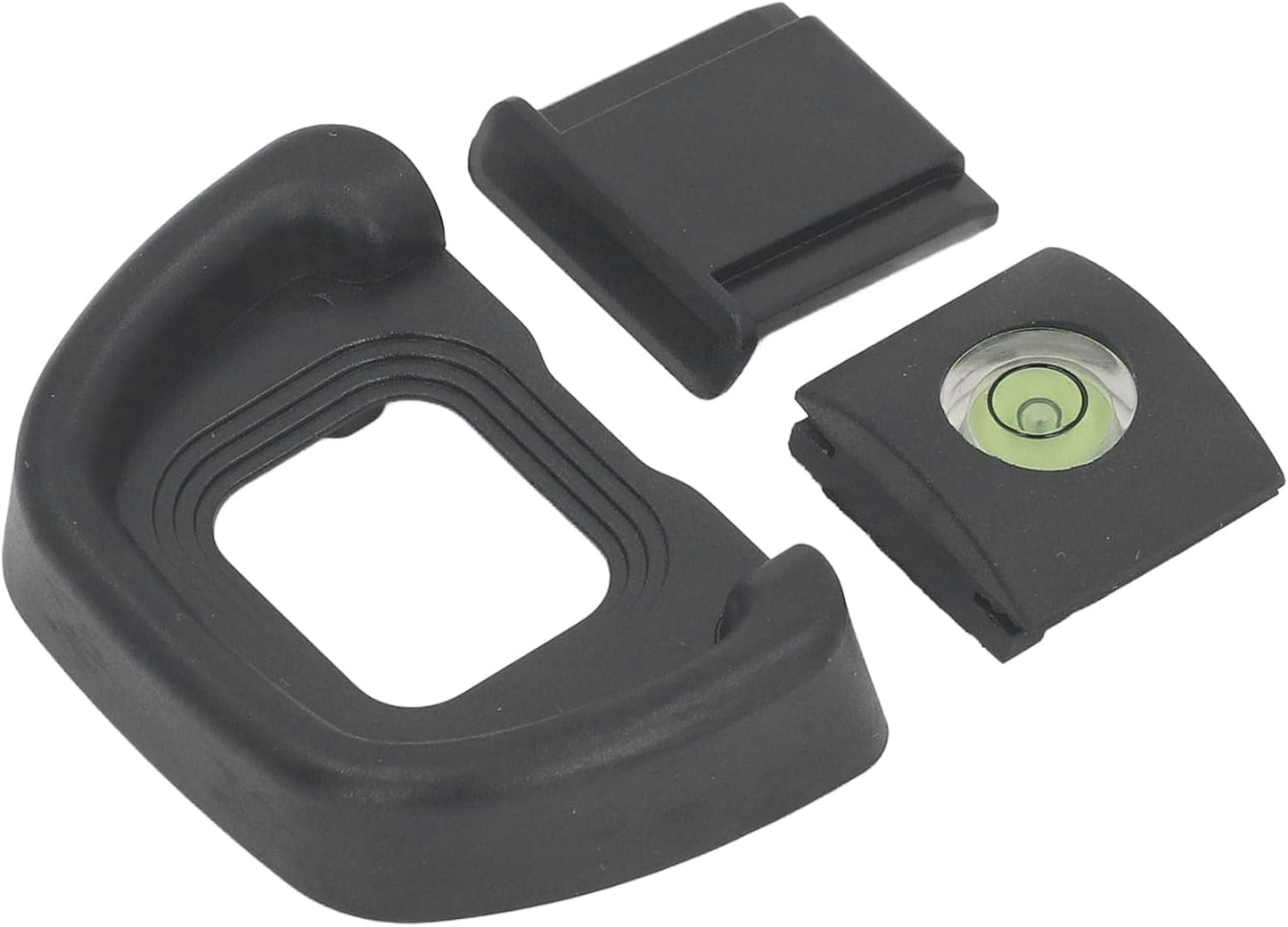 KIMISS Eyepiece Eye Cup for with Hot Shoe Cover and Leveler High Comfort ABS Viewfinder Replacement Professional
