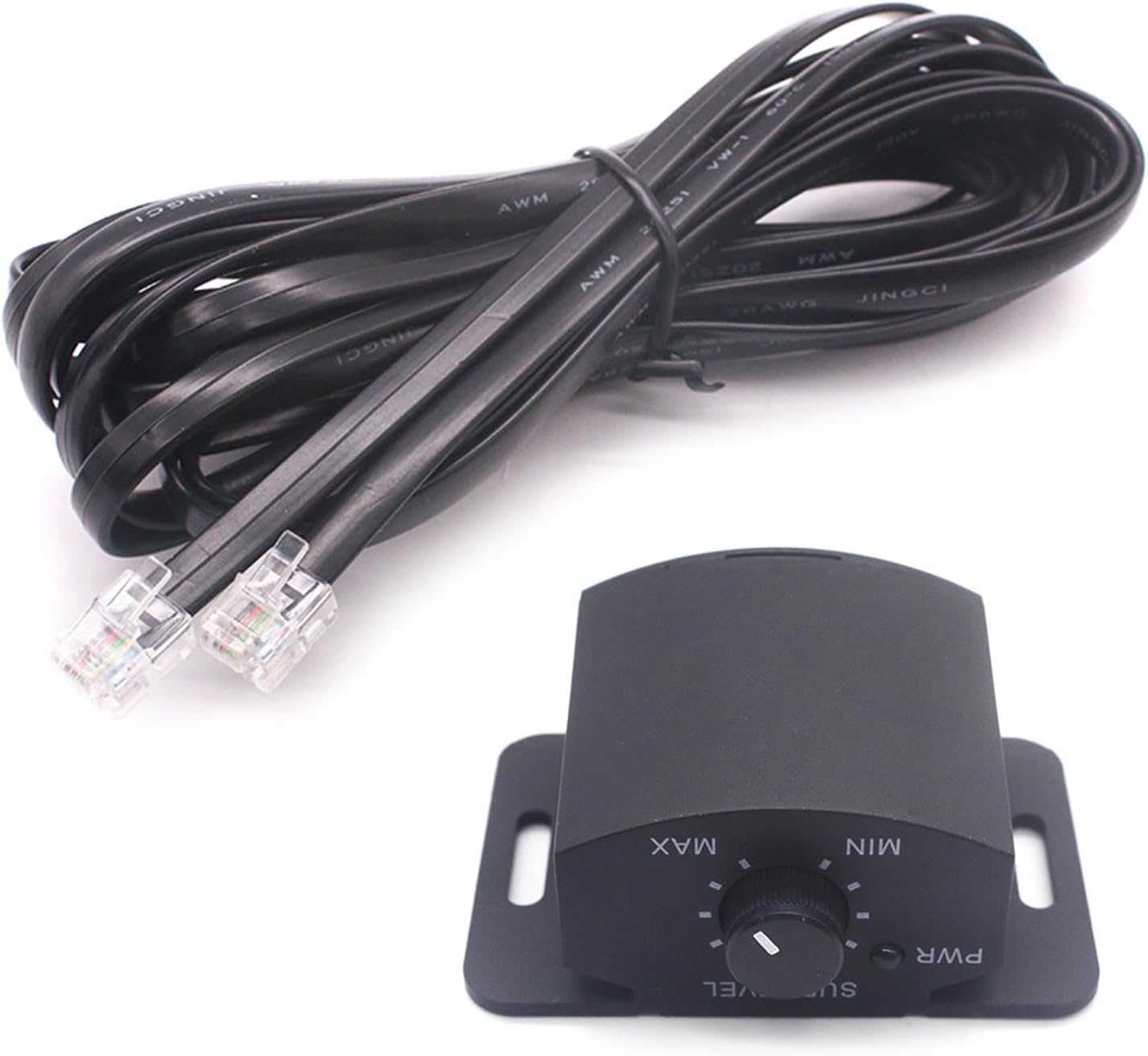 lweiyupeixx 6Pin Amplifiers Tuner Car Volume Controller Amplifier Replacement Bass Knob Control Remote Subwoofer Remote