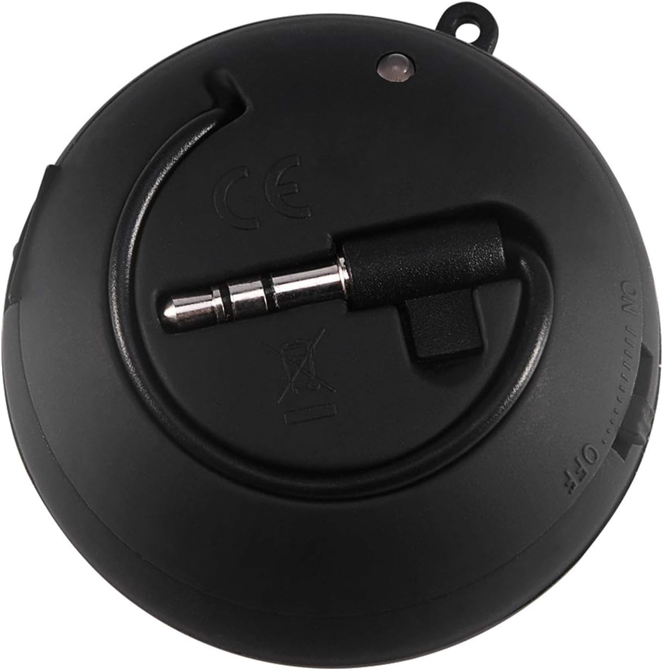 ciciglow 3.5mm MP3, MP4, MP5, 2.0 2.0 1.5in Travel Speaker, Mini Portable Audio Jack Speaker with USB Charging Cable