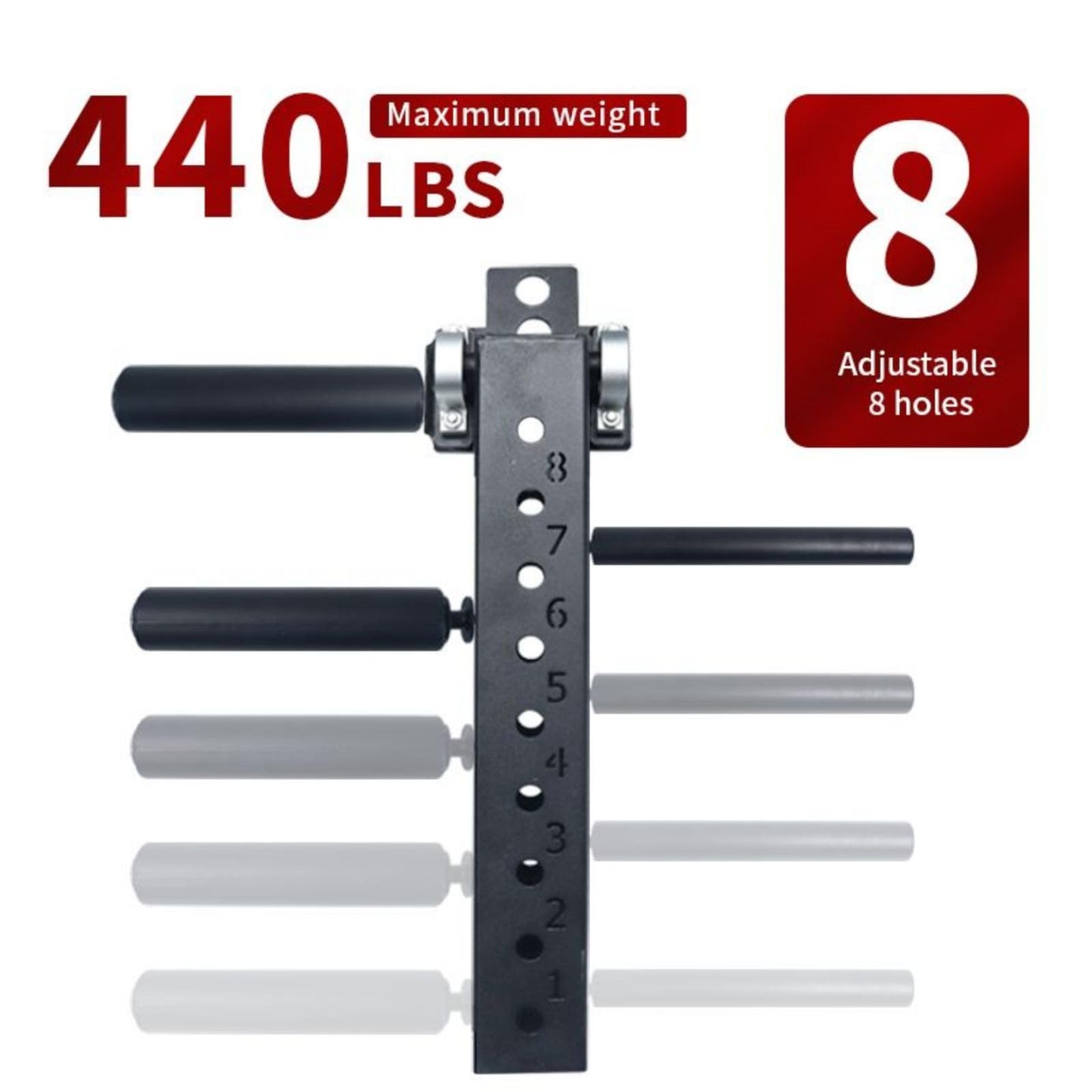 Leg Extension and Curl Machine Adjustable Leg Extension Attachment Seated Lower Body Special Leg Rotary Machine Leg Extension Rack Attachment (Hole Diameter 26mm)