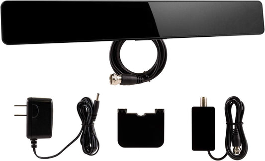 UltraPro 4K 1080P 47331 Amplified TV Antenna, Indoor Bar Design, Long Range, Supports HD Digital VHF UHF, Smart TV