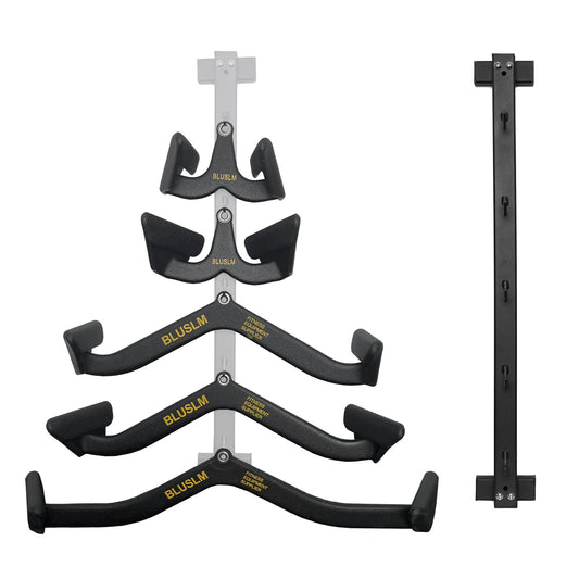 BLUSLM Lat Pull Down Bar T bar Row Attachment，V Bar Tricep Lat Pulldown Attachments, Back Strength Training Bar for Home Gym Exercise Cable Machine Attachments (Black 07)