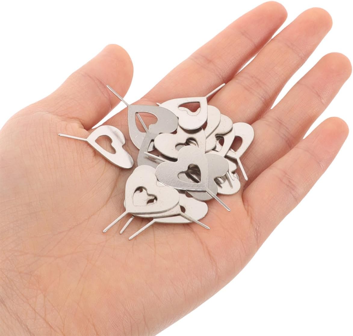 200pcs Artibetter Sim Card Ejector Pins Tool for Smartphones and Tablets Stainless Steel Mobile Phone Sim Pin Remover