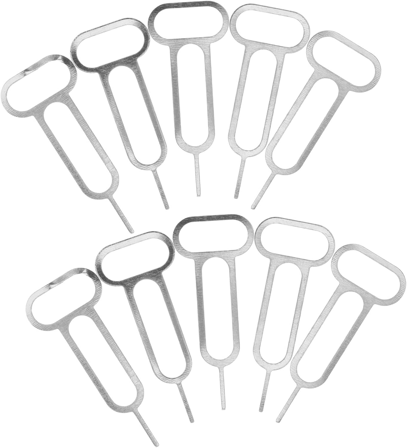 300pcs BESPORTBLE Sim Card Removal Tool Ejector Pins Stainless Steel Phone Sim Tray Pin for Smartphone Disassembly