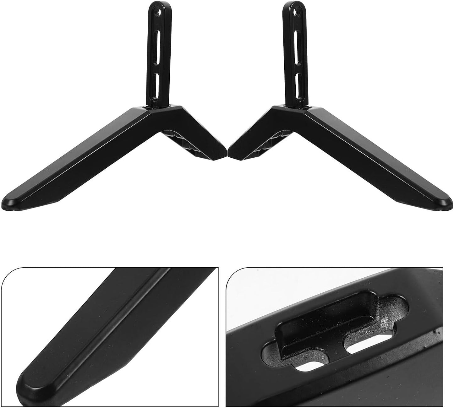 RUNROTOO Universal Tv Mount Bracket Tabletop Stand Fixed Tv Holder Sturdy Metal Construction for Living Room and Office