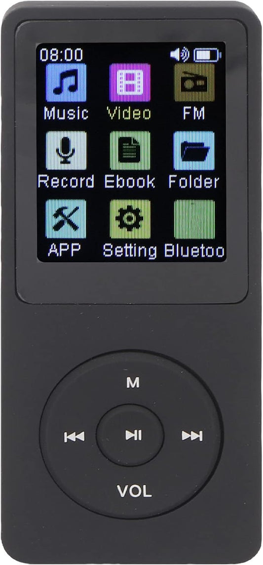 VBESTLIFE 32GB MP3 1.8 Inch 64GB Bluetooth Player with Speaker, E Book Reader and HiFi Sound, Expandable to for Running