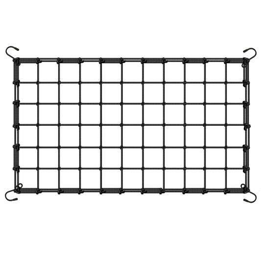BSTPCOO 2x4 Trellis Net for Grow Tent, Stretchy Scrog Net Heavy Duty Trellis Netting with Hooks for Climbing Plants Outdoor Indoor Plant Growing Tents, Cucumber Trellis Netting Support for Garden