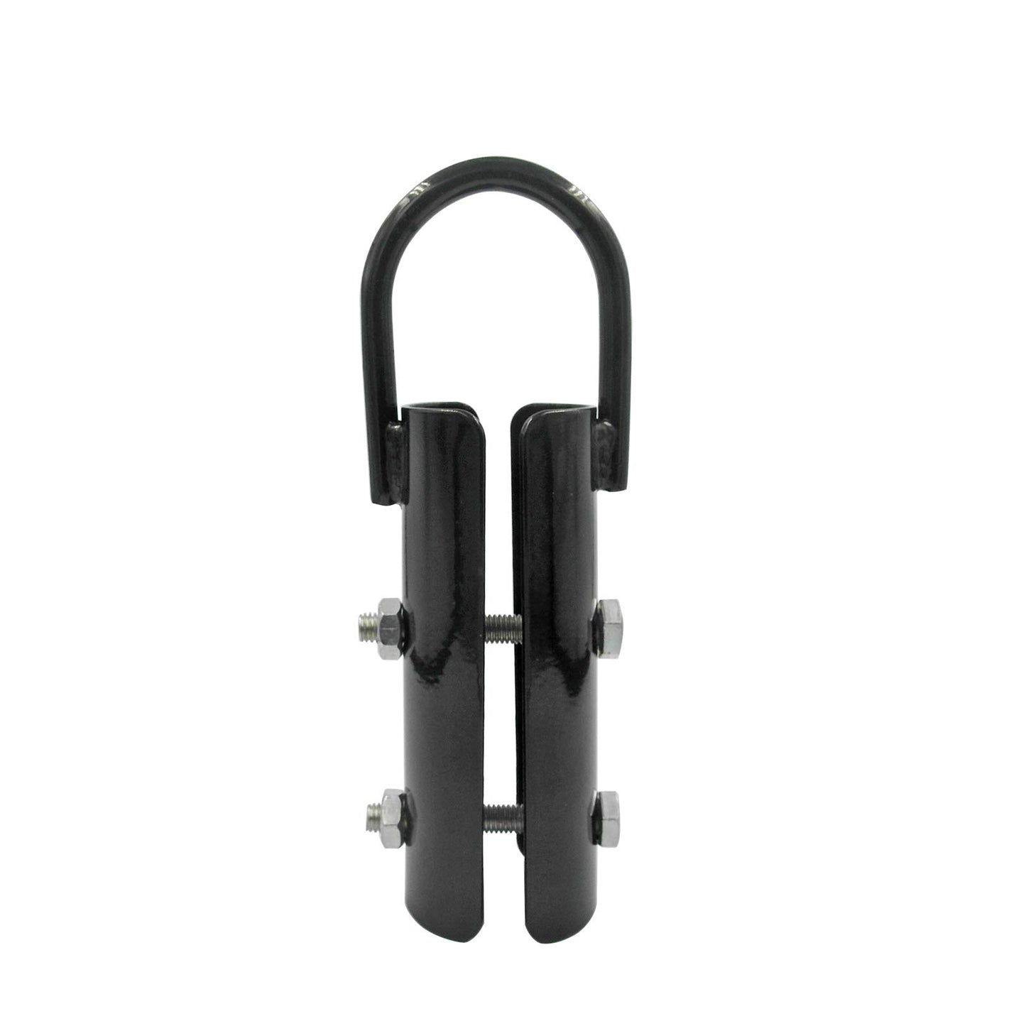 Forellfit 1.5in Climbing Rope Clamp，1 1/2 Rope Climb Workout Rig Attachment Hook for 1.5" Rope Clasp Garage Gym Fitness Equipment with Carabiner Eyehook Strength Training Home Indoor Safety