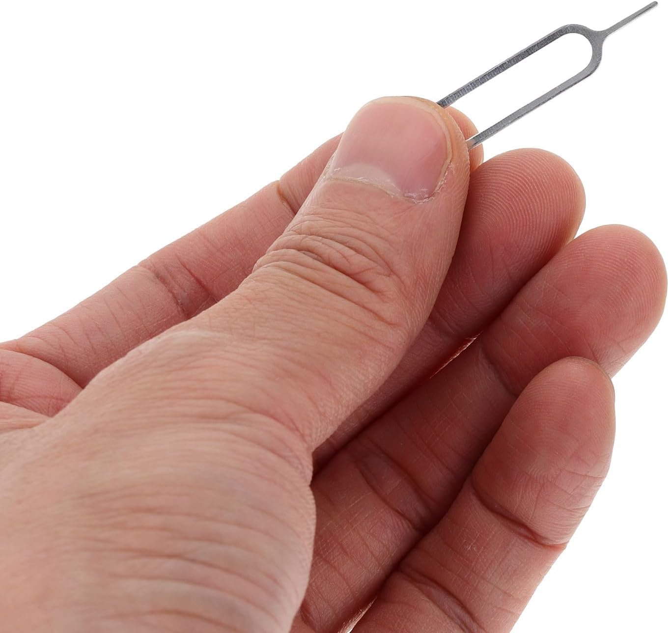 500pcs Set Sim Ejector Pin Removal Tool Universal Sim Card Picker Needle for Cell Phone Repair Silver