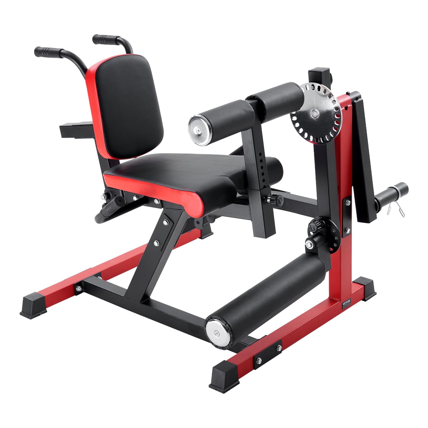 VEVOR Leg Extension and Curl Machine, Seated Leg Rotary Extension for Thigh, Adjustable Lower Body Specialty Exercises Equipment, Heavy Duty Workout Bench for Home Gym, 550 LBS Capacity