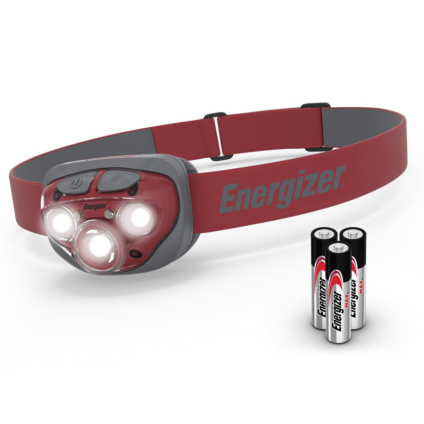 Energizer PRO-315 LED Headlamp, IPX4 Water Resistant Headlamps, High-Performance Head Light for Outdoors, Camping, Running, Storm, Survival LED Light for Emergencies (Batteries Included)