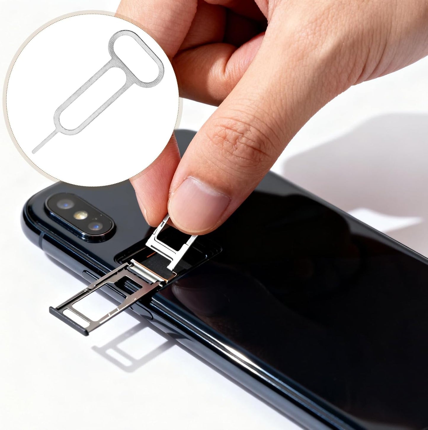 300pcs Alipis Universal Sim Card Removal Ejector Pin Tool Kit for Mobile Phones, Sim Tray Removal Needle Opener
