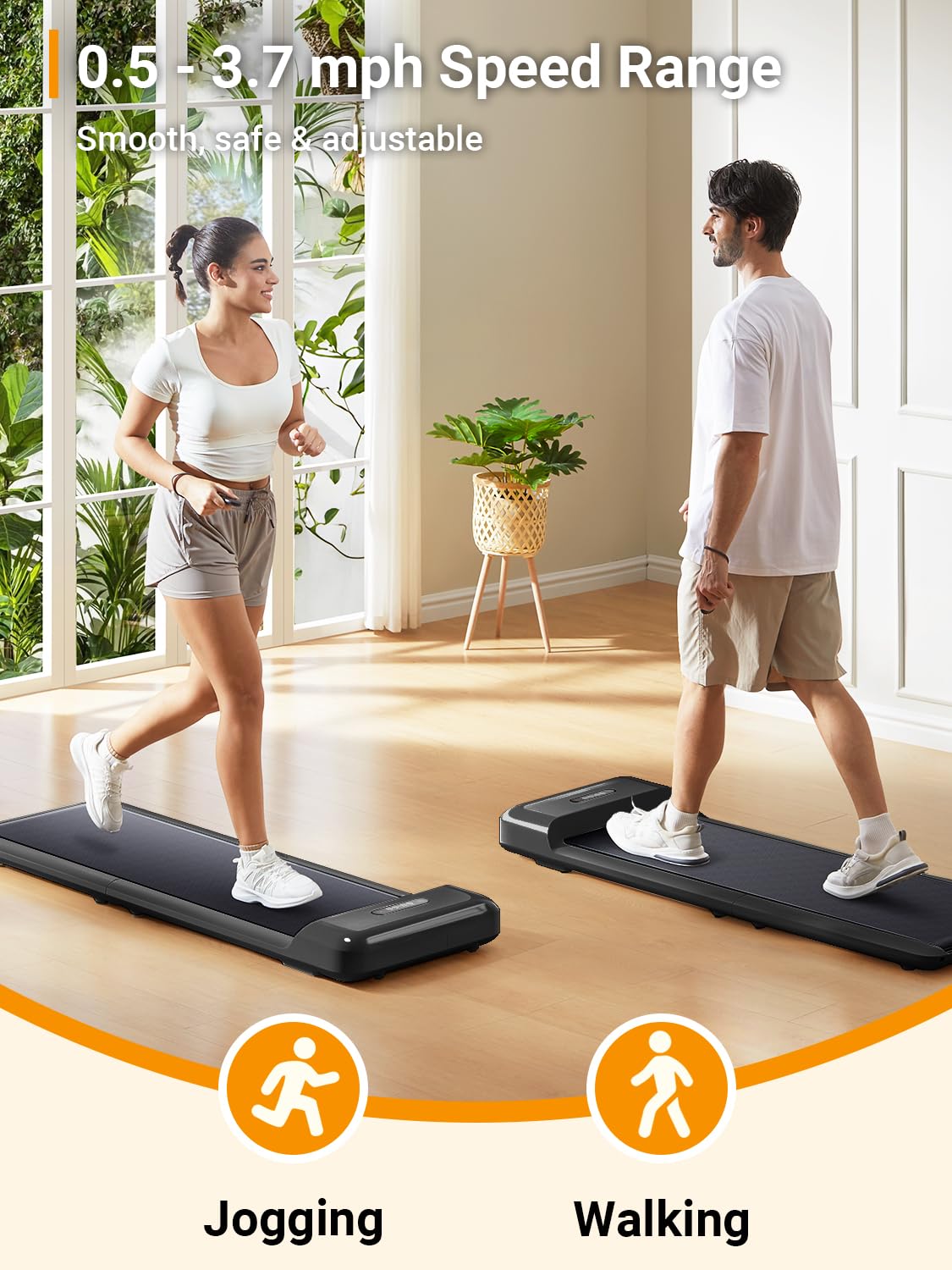 WALKINGPAD C2 Foldable Walking Pad Treadmill, Colorful Under Desk Treadmill for Home Office, Stylish Compact Design, No Assembly Needed