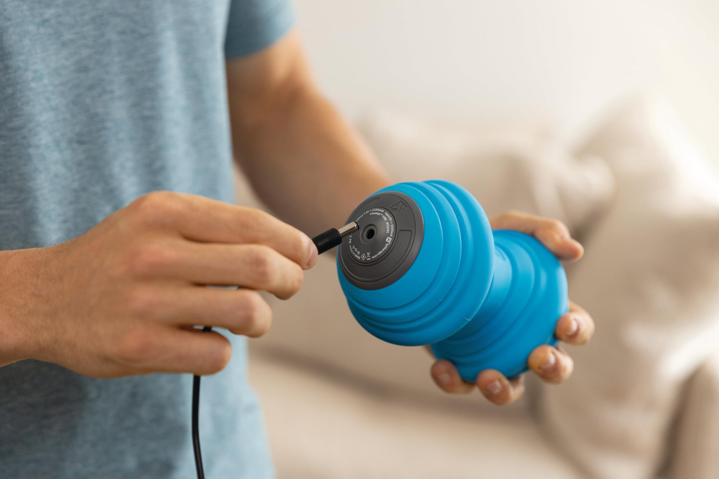 Trigger Point Performance TriggerPoint CHARGE VIBE Three-Speed Ridged Vibrating Portable Foam Roller